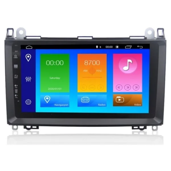 Mercedes B180 Android 10 Carplay Navigasyon Multimedya Ekran Oem Teyp NAV-9906