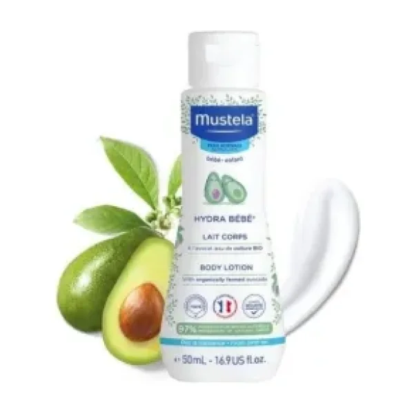Mustela Hydra Bebe Vücut Losyonu 50 ml -Çanta Boy