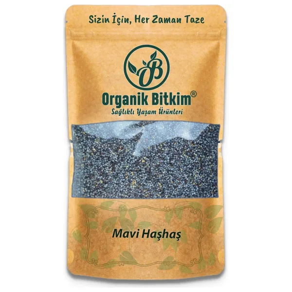 Organik Bitkim 500 gr Mavi Haşhaş