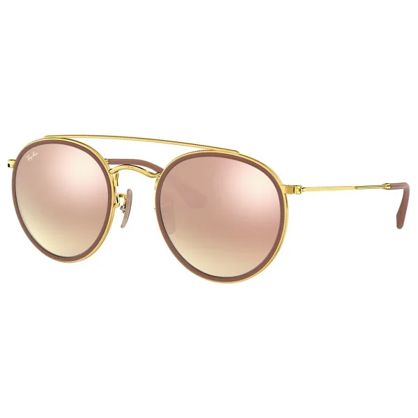 Ray-Ban Round 3647N 907051 Copper-Light Brown Güneş Gözlüğü