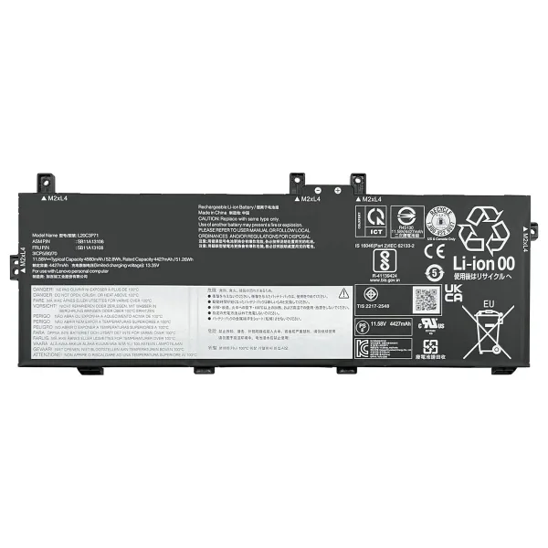 RETRO Lenovo ThinkPad X13 Yoga Gen2, L20C3P71 Notebook Bataryası