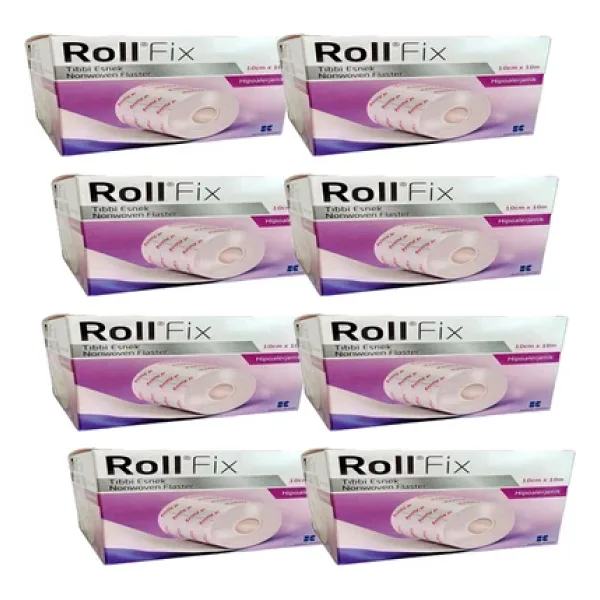 Roll Fix Tıbbi Esnek Flaster 10 Cm X 10 Mt (8 Kutu)