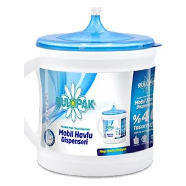 Rulopak Mobil Havlu Dispenseri - Beyaz