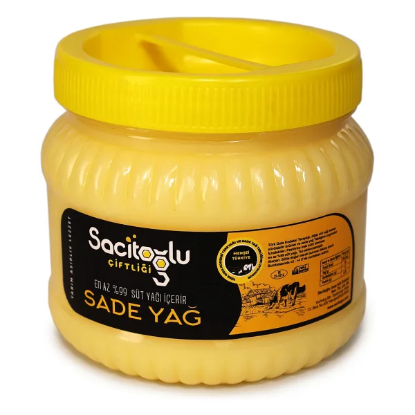 Sacitoğlu Erimiş Sade Yağ - 900 gr