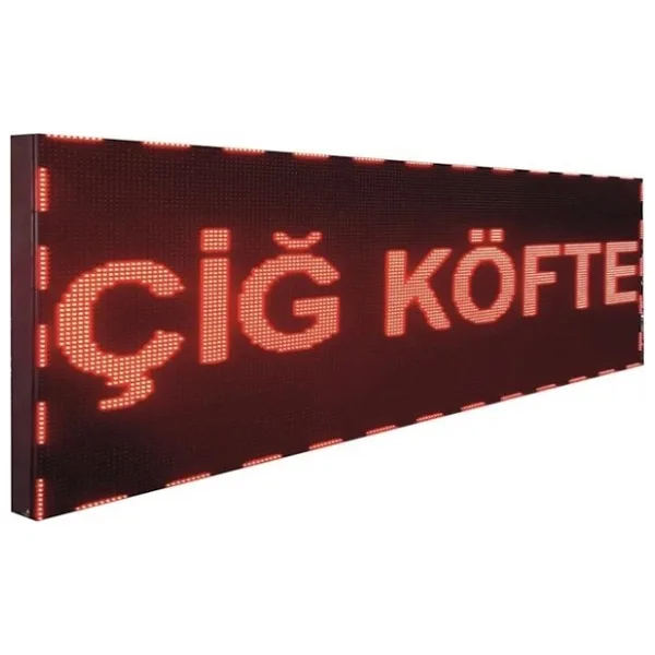 SANEC Led Tabela 16x64cm Çift Taraflı Kırmızı Kayan Yazı-Wifi