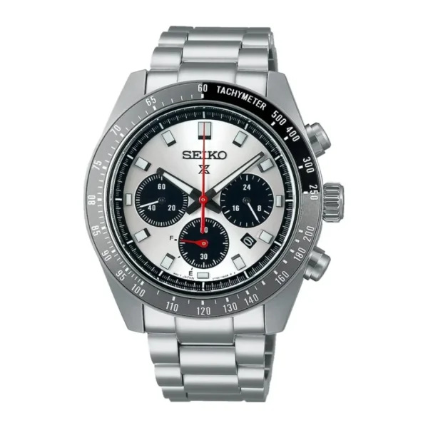 Seiko Prospex Speedtimer SSC911 Çelik Kordon Siyah-Gümüş Erkek Kol Saati