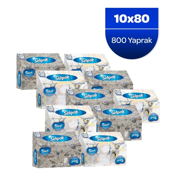 Selpak 80'li 10 Adet El ve Yüz Havlusu