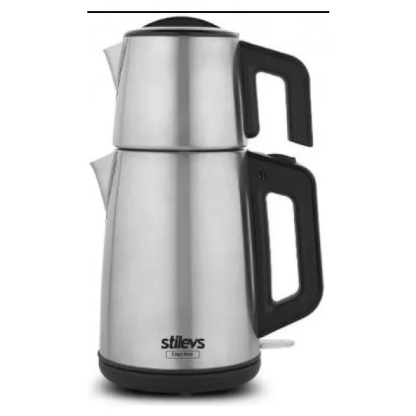Stilevs Çays Inox Siyah 1650 W Çelik Çay Makinesi