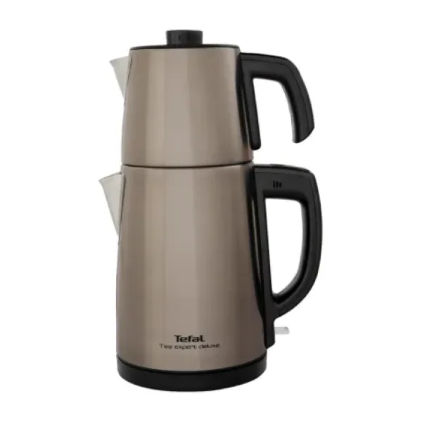Tefal Tea Expert Deluxe Şampanya 1650 W Çelik Demlikli Çay Makinesi