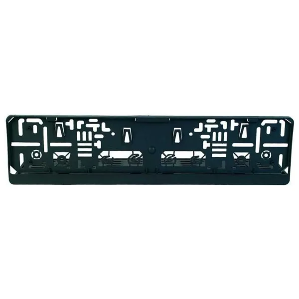 THREESTEP Plaka Tüv Ince Parlak Siyah Plakalık Araba Plaka Çerçevesi 1 Adet Siyah Pianoblack Bekaks
