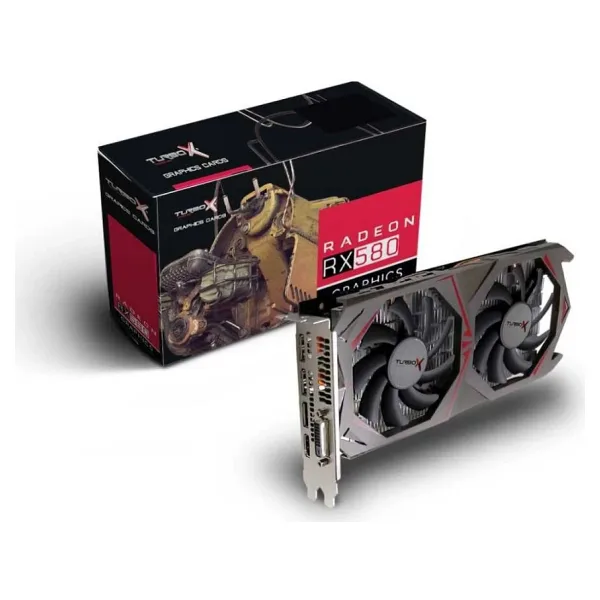 TURBOX Amd Radeon Rx580 8gb 256bit Gddr5 Hdmı Dvı Dx12 Ekran Kartı