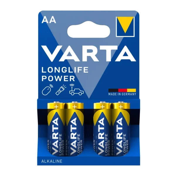 Varta Longlife Power 4'lü Alkalin AA Kalem Pil