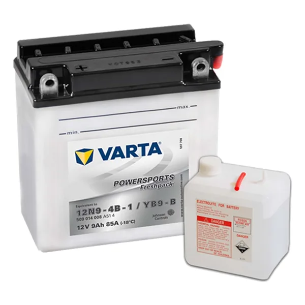 Varta Powersports Freshpack 509 014 008 12 V 9 Ah Motosiklet Aküsü