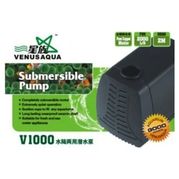 Venusaqua V1000 Akvaryum Sump Kafa Motoru 2000 Lt / H 40W