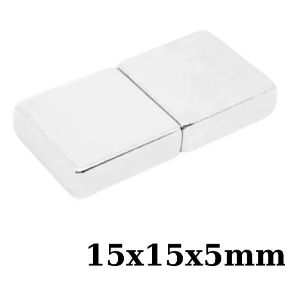 15x15x5mm Neodyum Güçlü Mıknatıs - Neodim Magnet