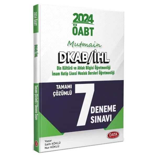 2024 Öabt Mutmain Dkab İhl Tamamı Çözümlü 7 Deneme Sınavı Data Yayınları