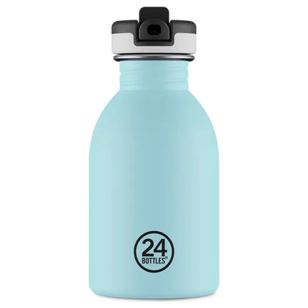 24 Bottles Kids Bottle Cloud Blue Paslanmaz Çelik Çocuk Su Matarası 250 ml - Mavi