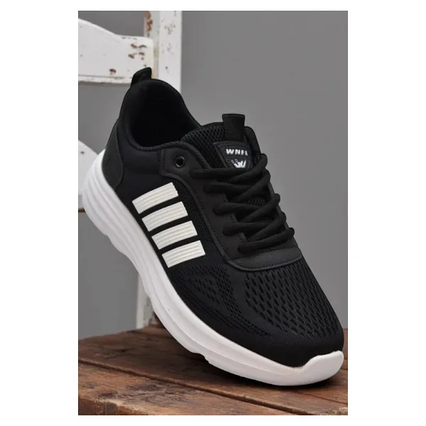 4310-1 Tam Ortopedik Taban Unisex Spor Ayakkabı Yazlık Hafif Eva Taban Günlük Spor Ayakkabı - Lacivert - 40