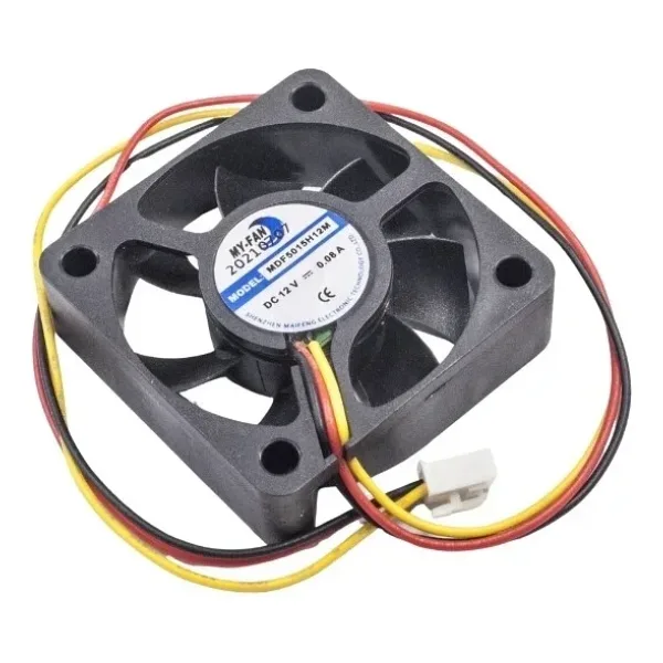 50x50x15mm 12V 0.08A Fan 3 Kablolu