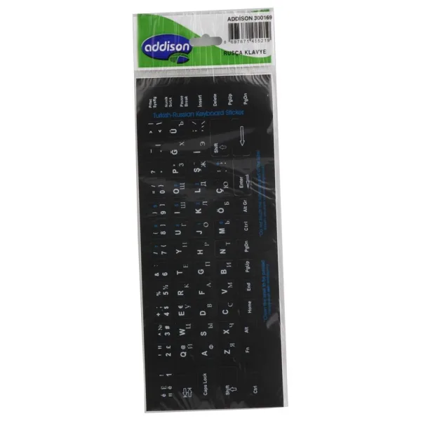 Addison 300169 Rusça Q Notebook Klavye Aksesuarı