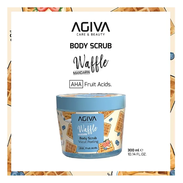 Agiva Care & Beauty Mandarin Waffle 300 ml Vücut Peeling