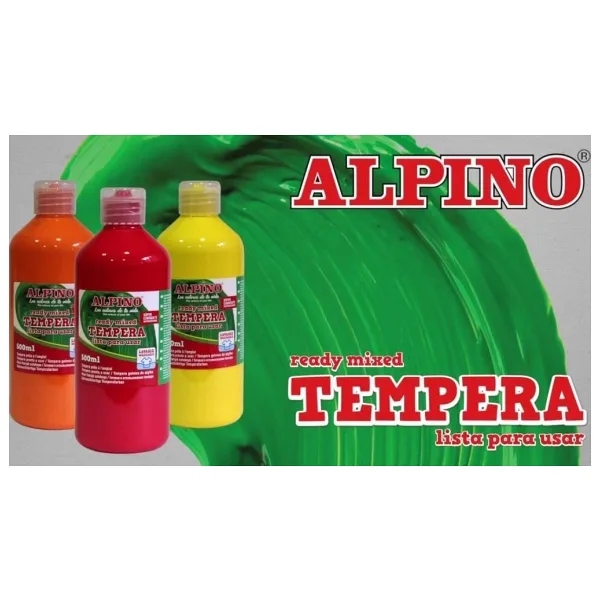 Alpino Tempera Suluboya 500 Ml Siyah Dm-000183