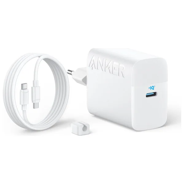 Anker B2653 45 W Beyaz Type-C to Type-C Hızlı Şarj Aleti
