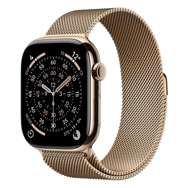 Apple Watch Series 11 GPS + Cellular 42mm Titanyum Kasa ve Milano Loop Akıllı Saat