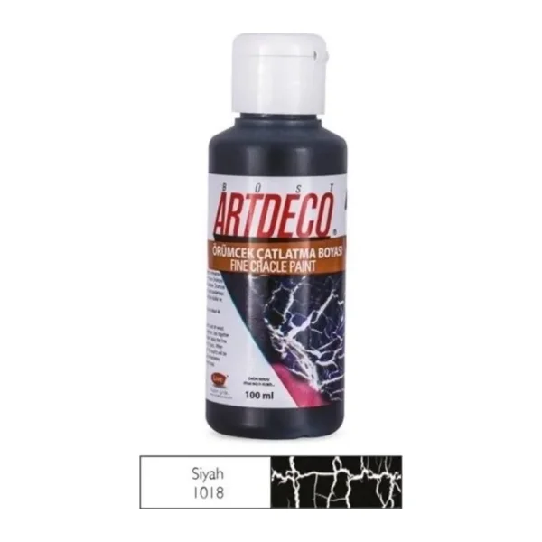 Artdeco Örümcek Çatlatma Boyası 1018 Siyah
