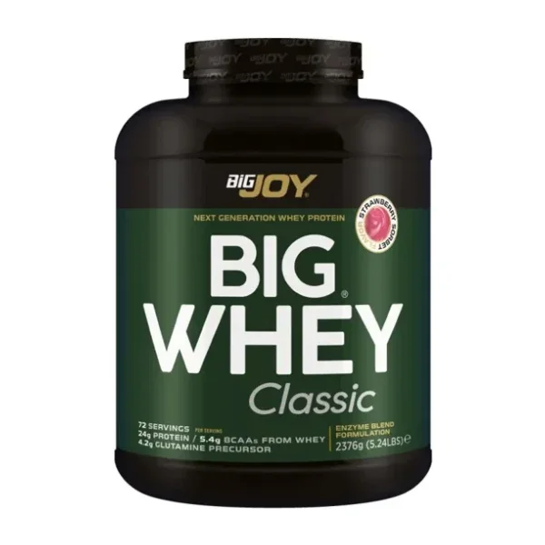 BigJoy Bigwhey Classic 2376 gr Çilek Aromalı Whey Protein Tozu