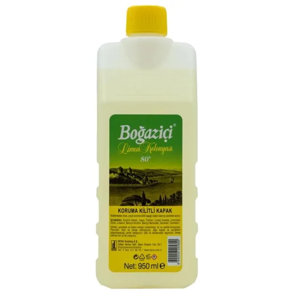 Boğaziçi Limon Kolonyası 80 Derece Bidon 950 ml