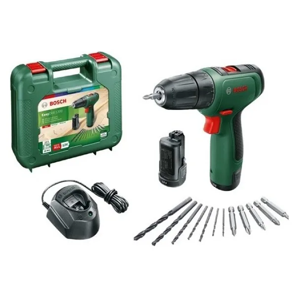 Bosch EasyDrill 1200 Çift Akülü 1.5 Ah Vidalama Makinesi