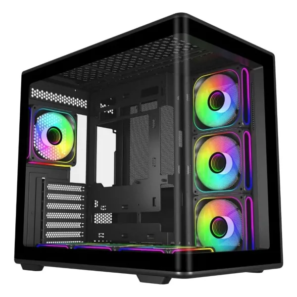 Cooler Master Elite 600 E600-KGNN-S02 ARGB Fanlı Siyah ATX Oyuncu Kasası
