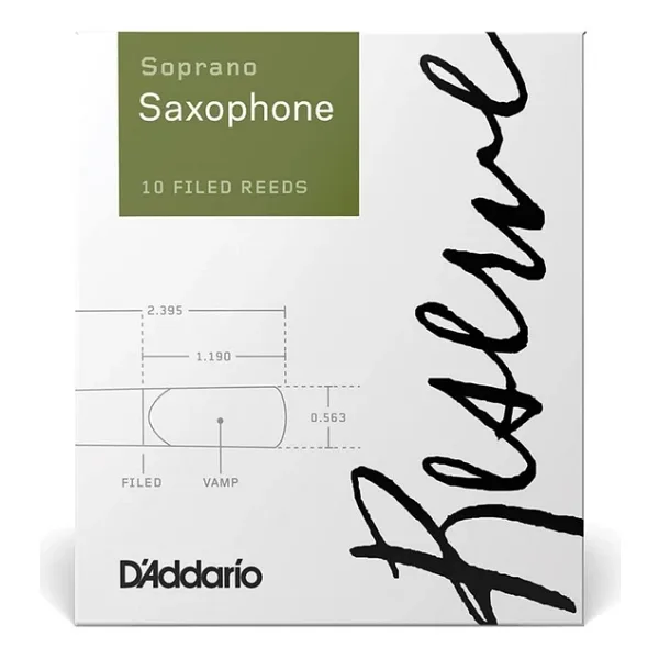 D 'Addario Woodwinds Reserve DIR1025 Soprano Saksafon Kamışı No: 2.5