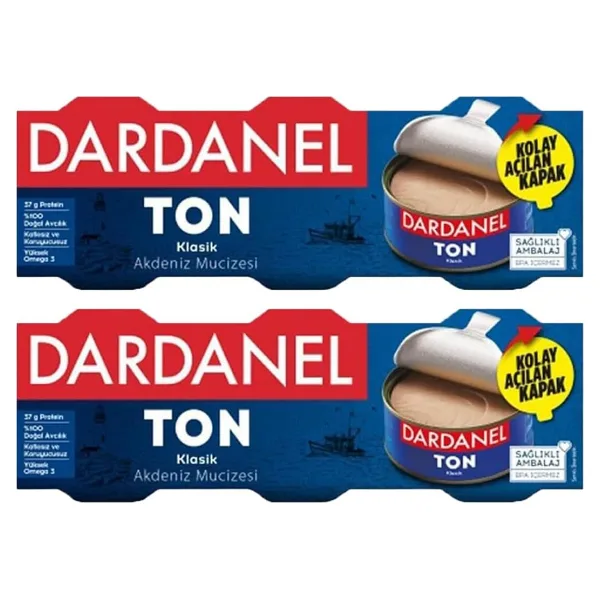 Dardanel Klasik Ton Balığı 3 x 75 gr x 2 Adet