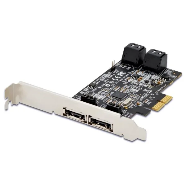 Digitus Serial Ata (Sata) Iıı Pcı Express Kartı, 4 X Dahili Sata Port, 2 X Harici Esata Port, Marvell 88Se9230 Chipset':Li
