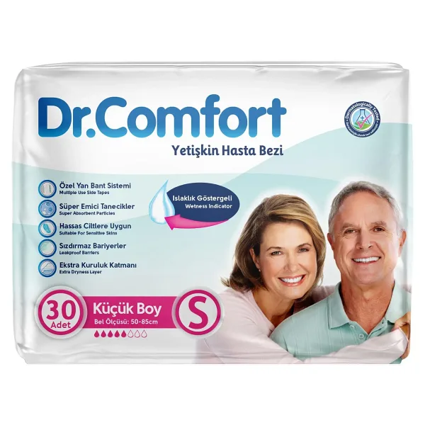 Dr.Comfort Belbantlı Küçük Boy S 30'lu Hasta Bezi