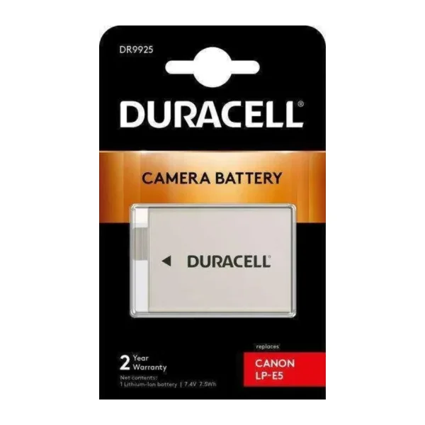 Duracell DR9925 Canon LP-E5 Dijital Kamera Pili