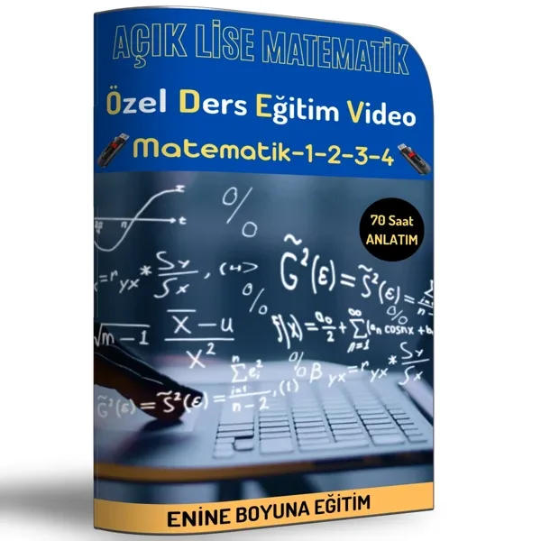 Enine boyuna açık lise matematik özel ders eğitim video seti