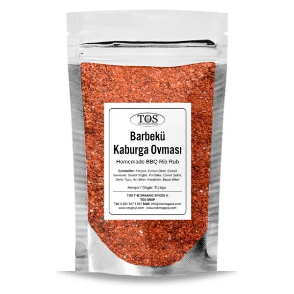 Ev Yapımı Barbekü Kaburga Ovması 100 gr (1. Kalite)