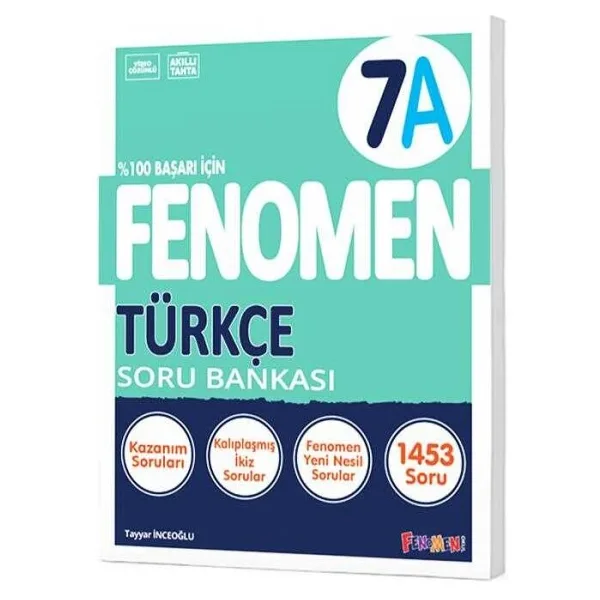Fenomen Okul Yayınları 7. Sınıf Türkçe A Soru Bankası