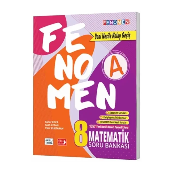 Fenomen Okul Yayınları 8. Sınıf Matematik A Soru Bankası