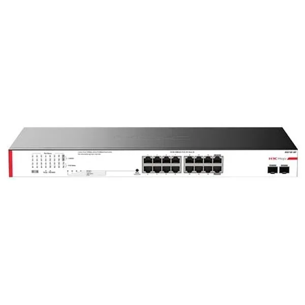 H3C MAGIC 9801A5C3 BS218F-HP 16 PORT 10/100/1000 16 PORT POE 2 X SFP 225W YONETILEMEZ RACK MOUNT SWITCH