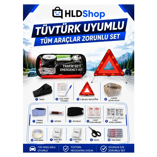 Halidi Araç Trafik Seti Muayene Seti Eko