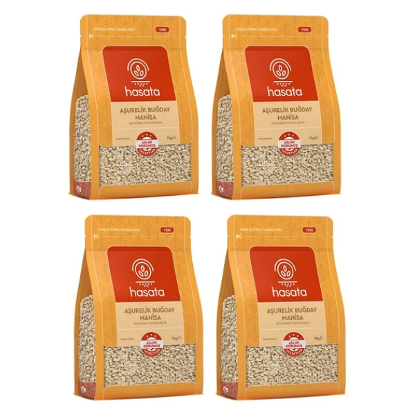 Hasata Manisa Aşurelik Buğday 1 Kg X 4 Adet