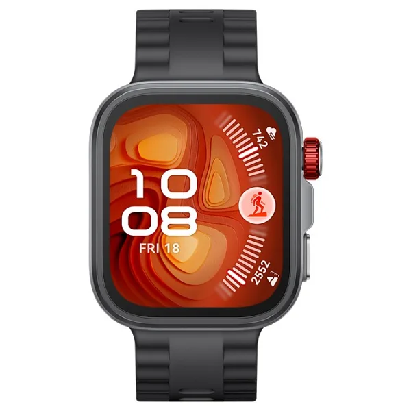 Huawei Watch Fit 4 Pro Siyah Kauçuk Kayış Akıllı Saat