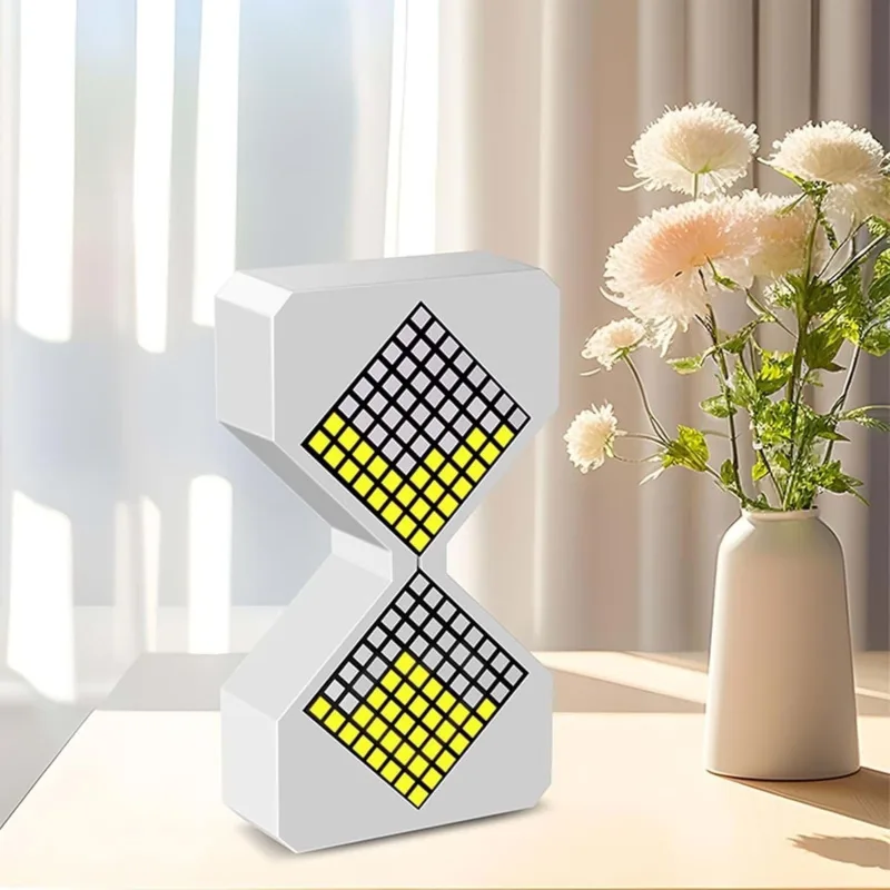 Hymark Modern Dijital Kum Saati Zamanlayıcı 1-30 Dk Şarjlı Pil Dekoratif Led Elektronik Saat