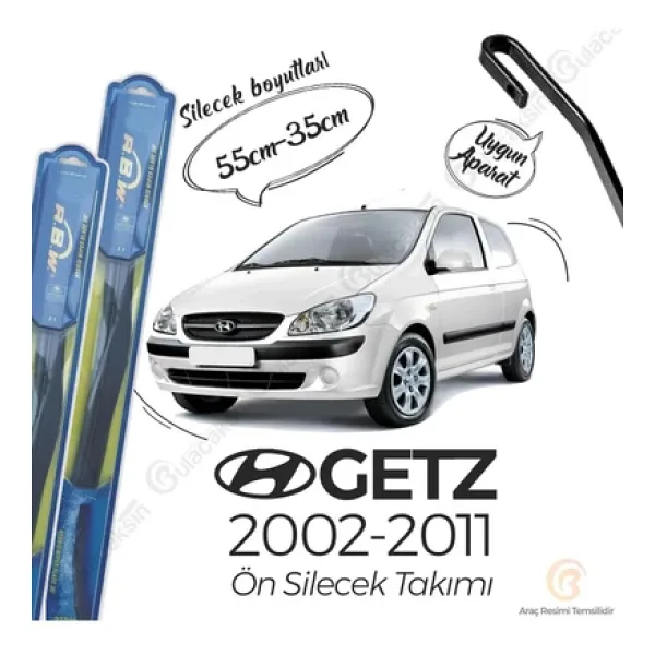 Hyundai Getz Ön Silecek Takımı (2002-2011) RBW Hibrit