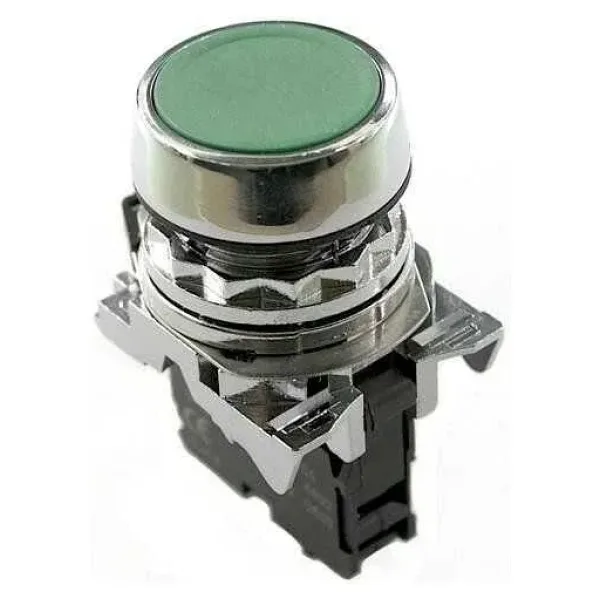 ISM-BA31 Metal Yaylı Push Buton - Yeşil