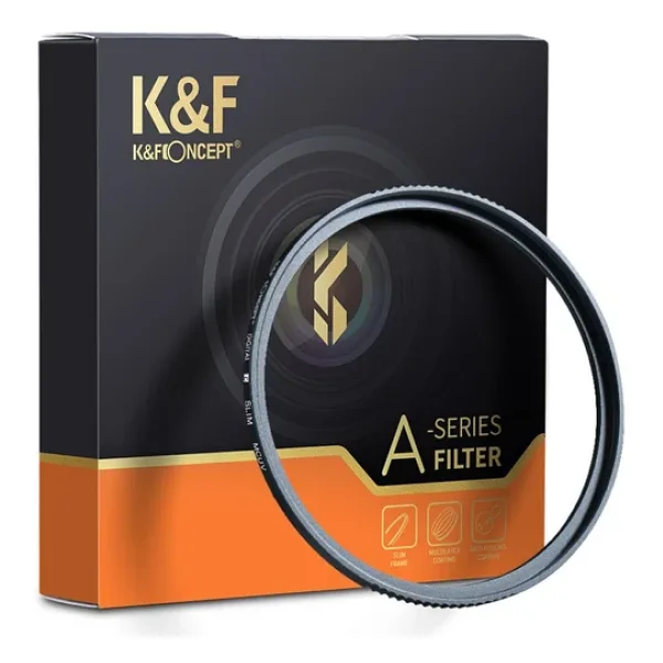 K&F CONCEPT 40.5mm MC-UV Slim Filtre - Mükemmel Japon Optiğinden
